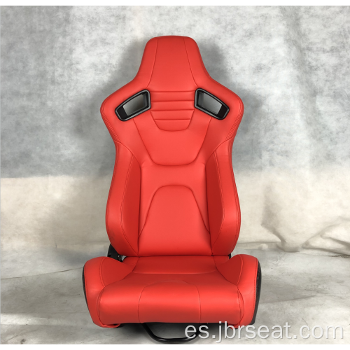 Asiento de carreras doble ajustable de PVC